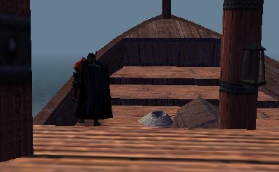 Theureg odplouvajíc vdál. kam? Přes mlhu nevidno.