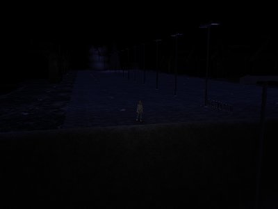 Temná Osada ve hře - skutečně temná
